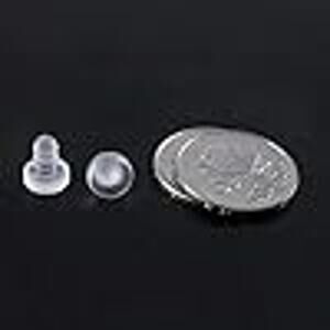 Clear Soft Stem Bumpers for Glass Table - 12 Piece Set